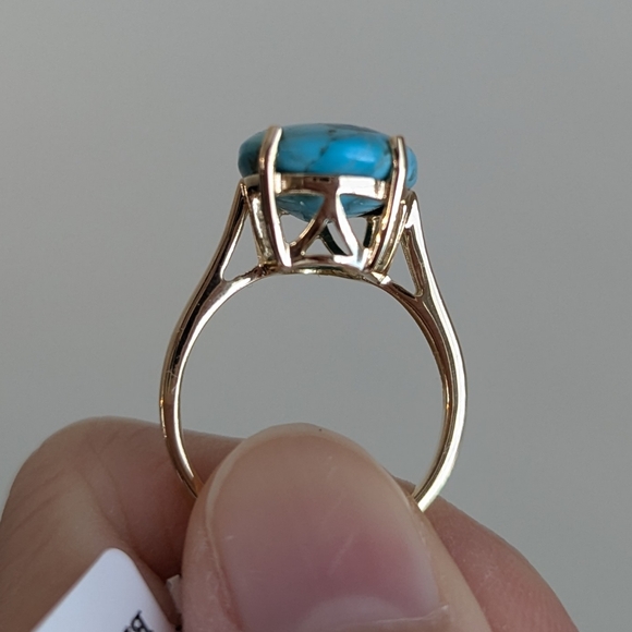 NWT Natural Mohave Turquoise ring size US 7 - Picture 9 of 14
